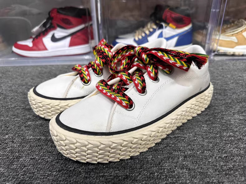 Lanvin Baskets Basses Curbies Thick-soled Shoes White