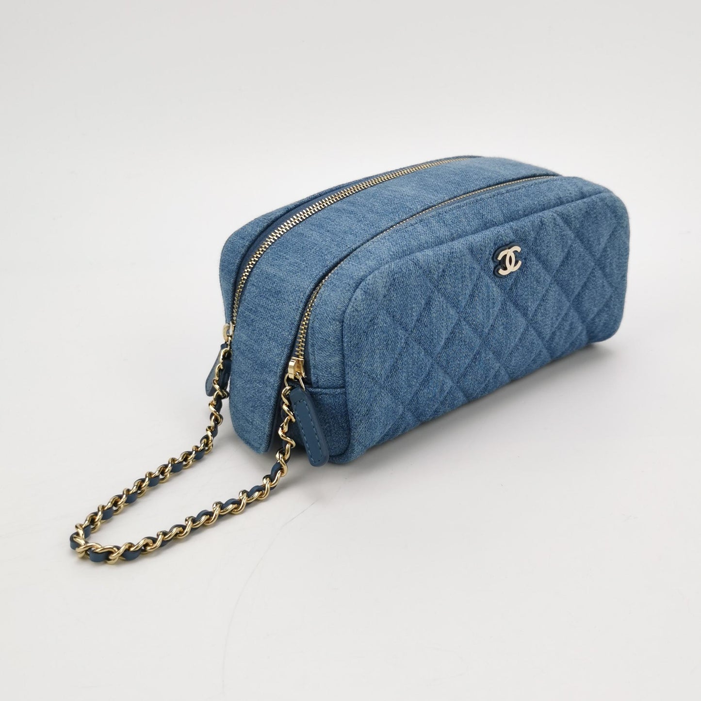 CHANEL DENIM VANITY BAG
