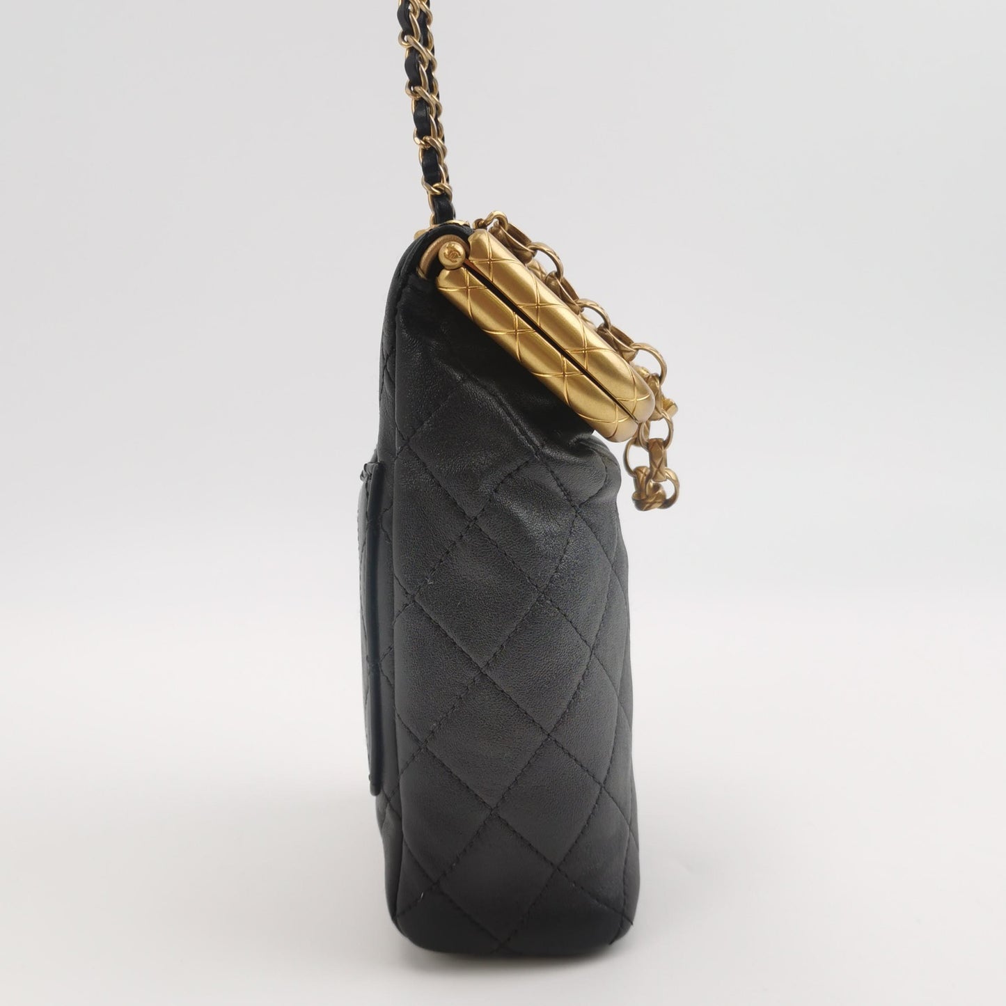 CHANEL KISS LOCK CLASP BAG
