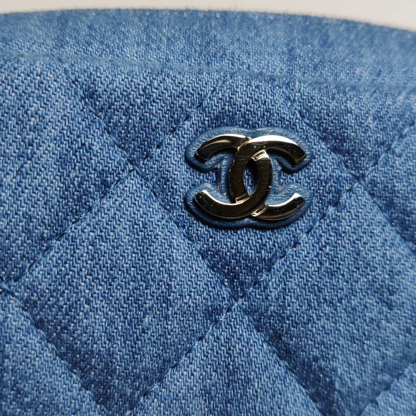 CHANEL DENIM VANITY BAG