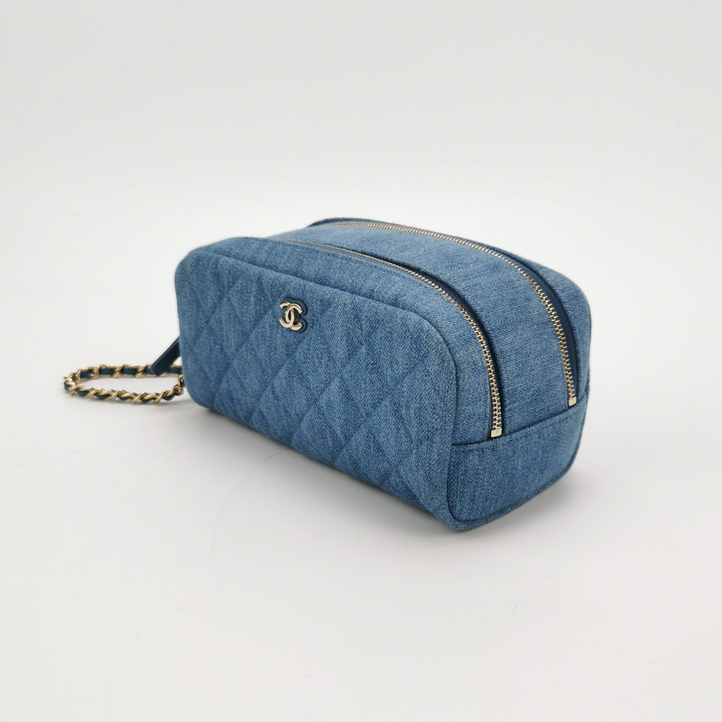CHANEL DENIM VANITY BAG