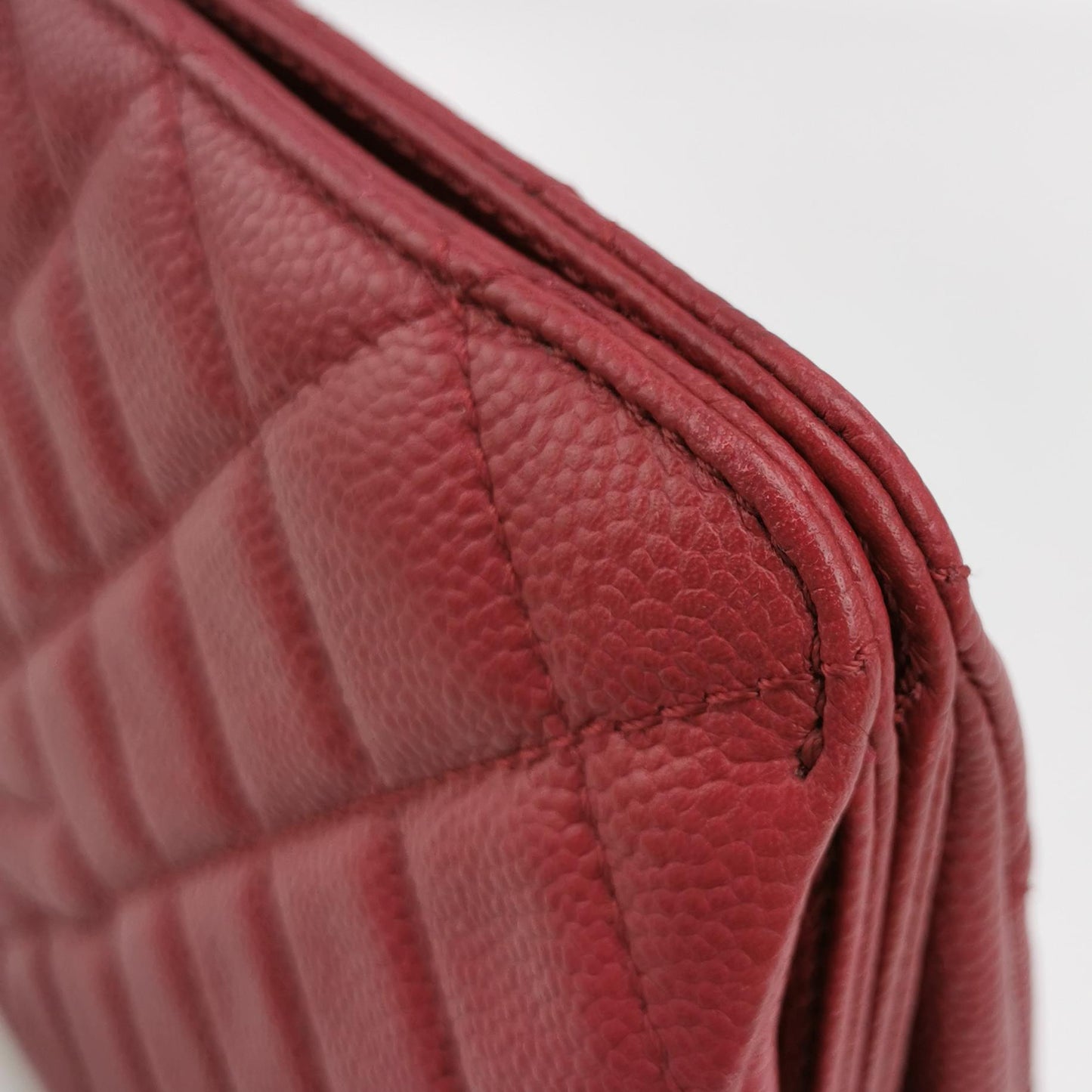 CHANEL QUILTED CAVIAR CC TIMELESS FRAME CLUTCH