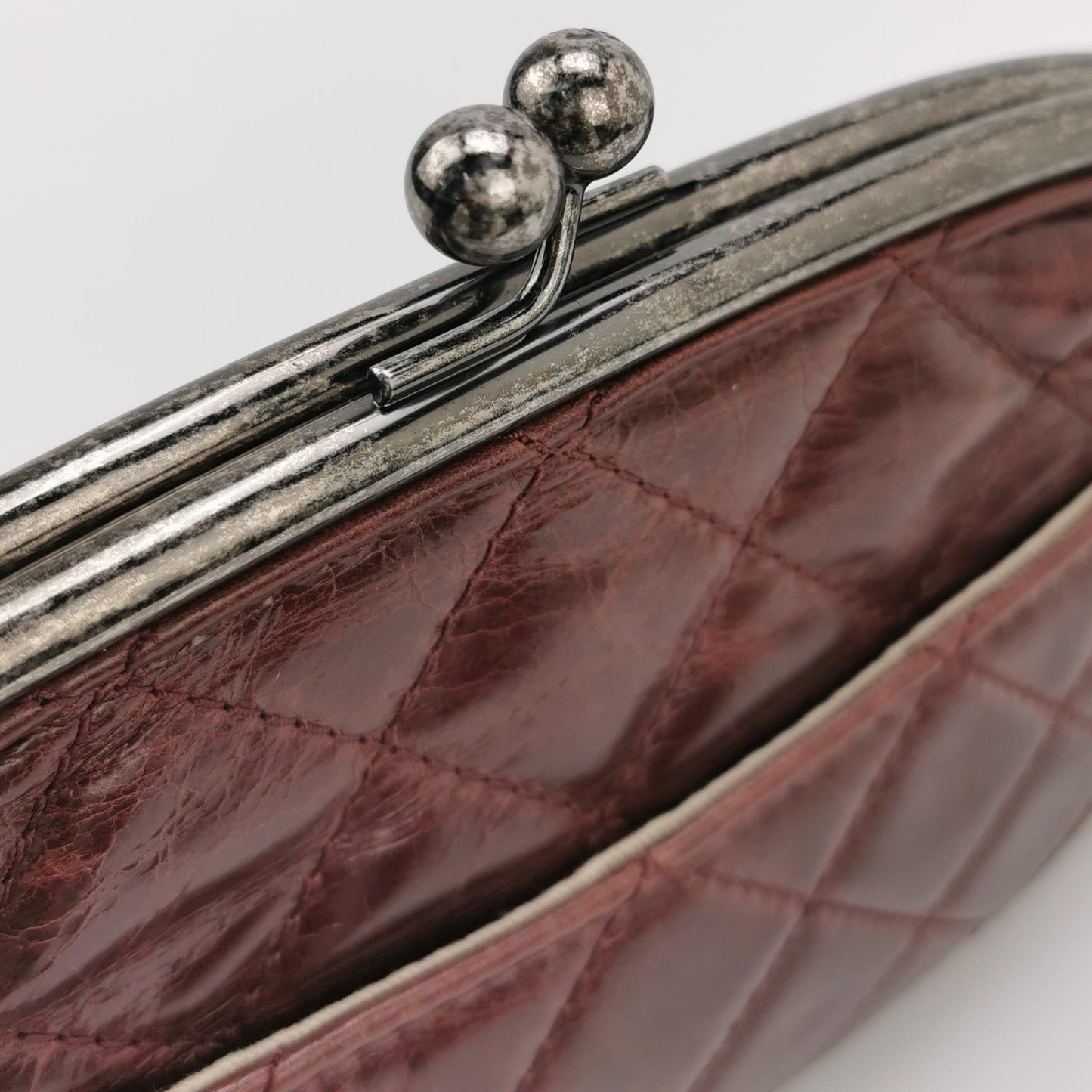 CHANEL PATENT TIMELESS CLUTCH BAG