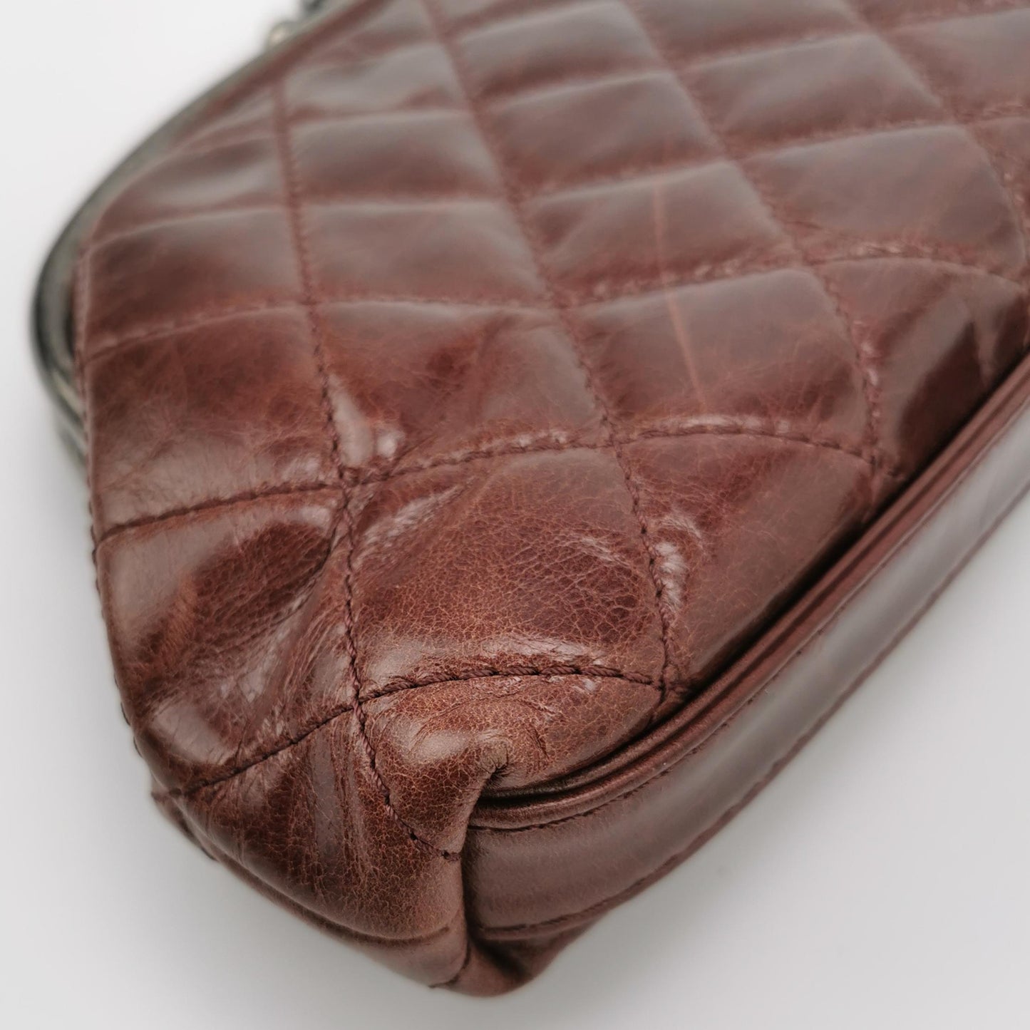 CHANEL PATENT TIMELESS CLUTCH BAG