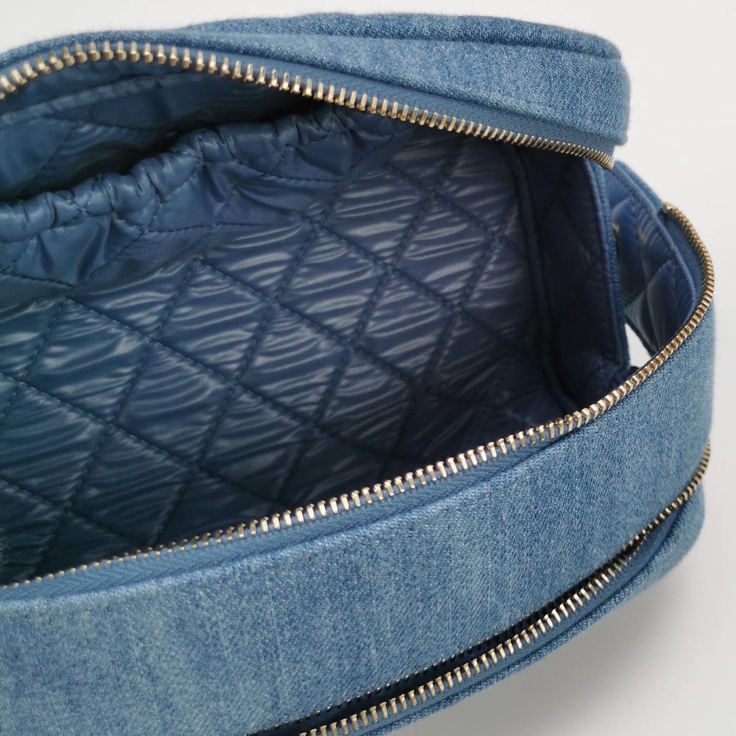 CHANEL DENIM VANITY BAG