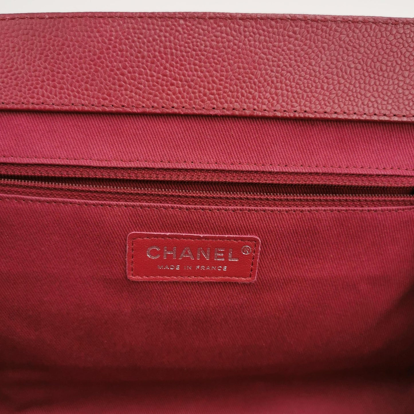CHANEL QUILTED CAVIAR CC TIMELESS FRAME CLUTCH