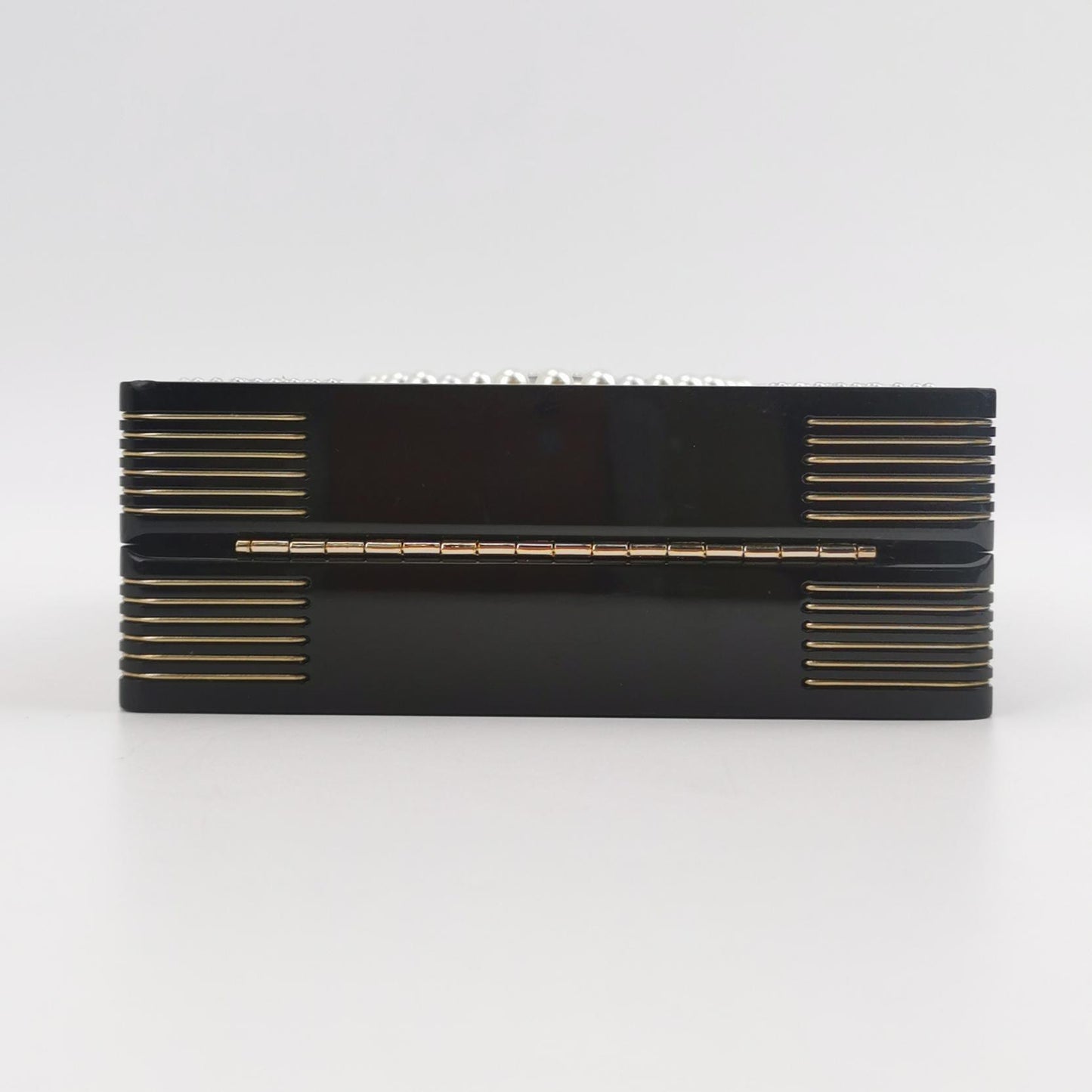 CHANEL PLEXIGLAS PEARL CARD BAG