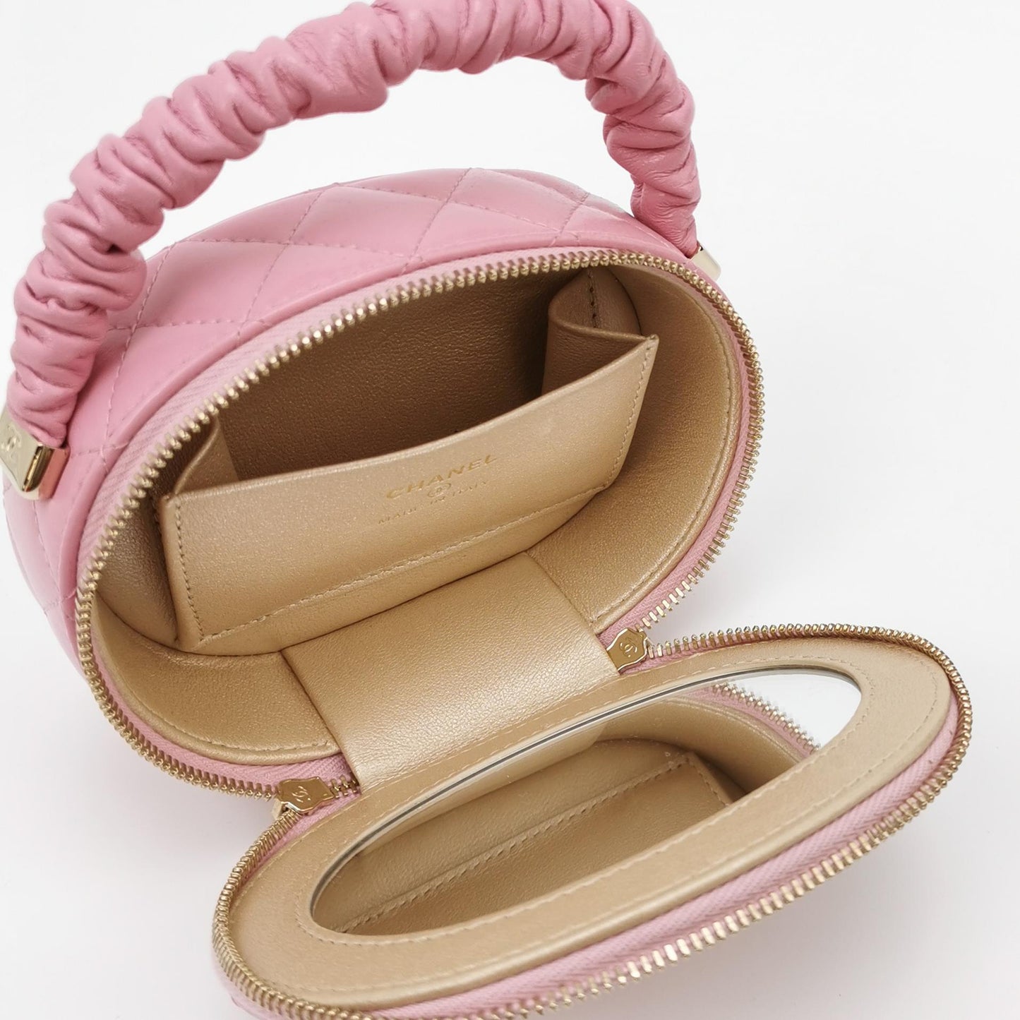 CHANEL MINI ROUND VANITY BAG