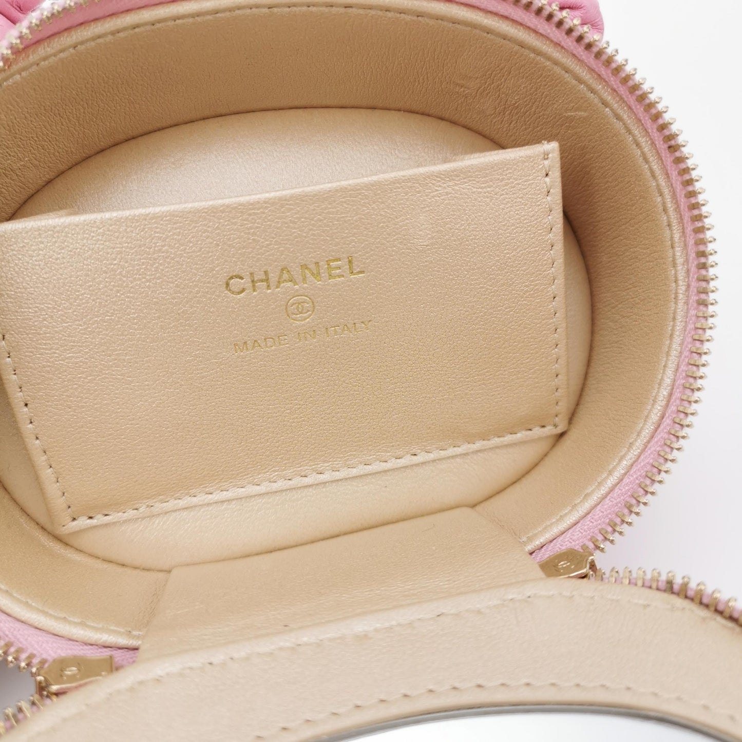 CHANEL MINI ROUND VANITY BAG